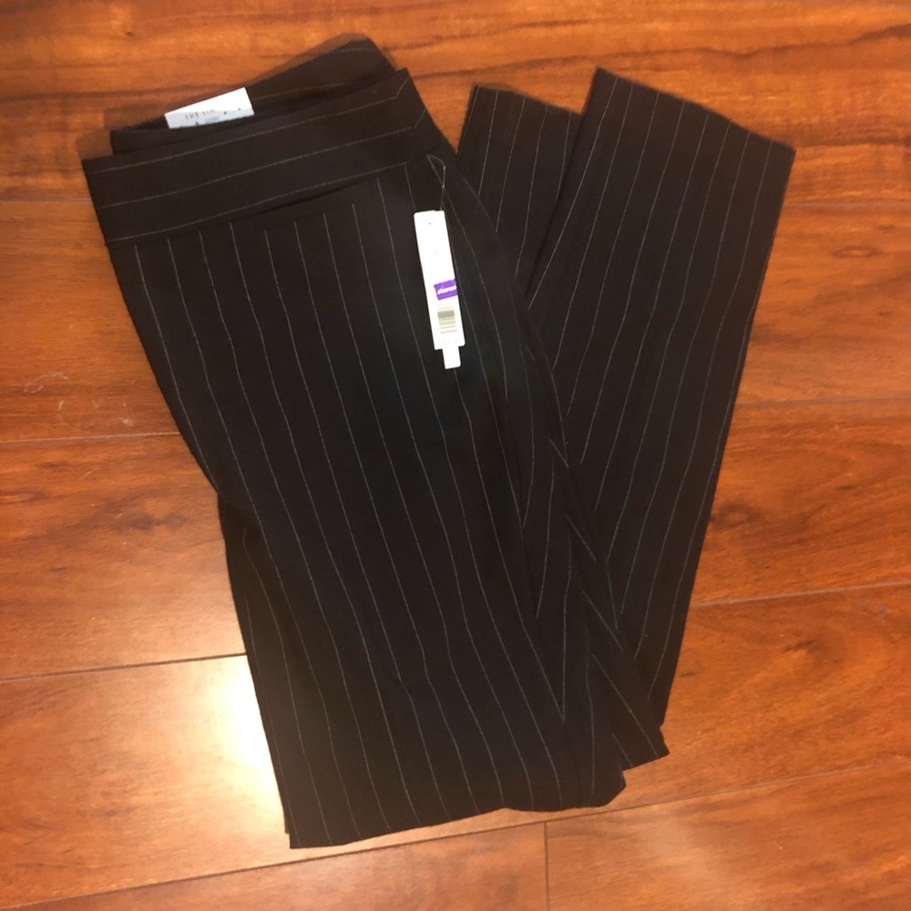 Pinstripe dress pants